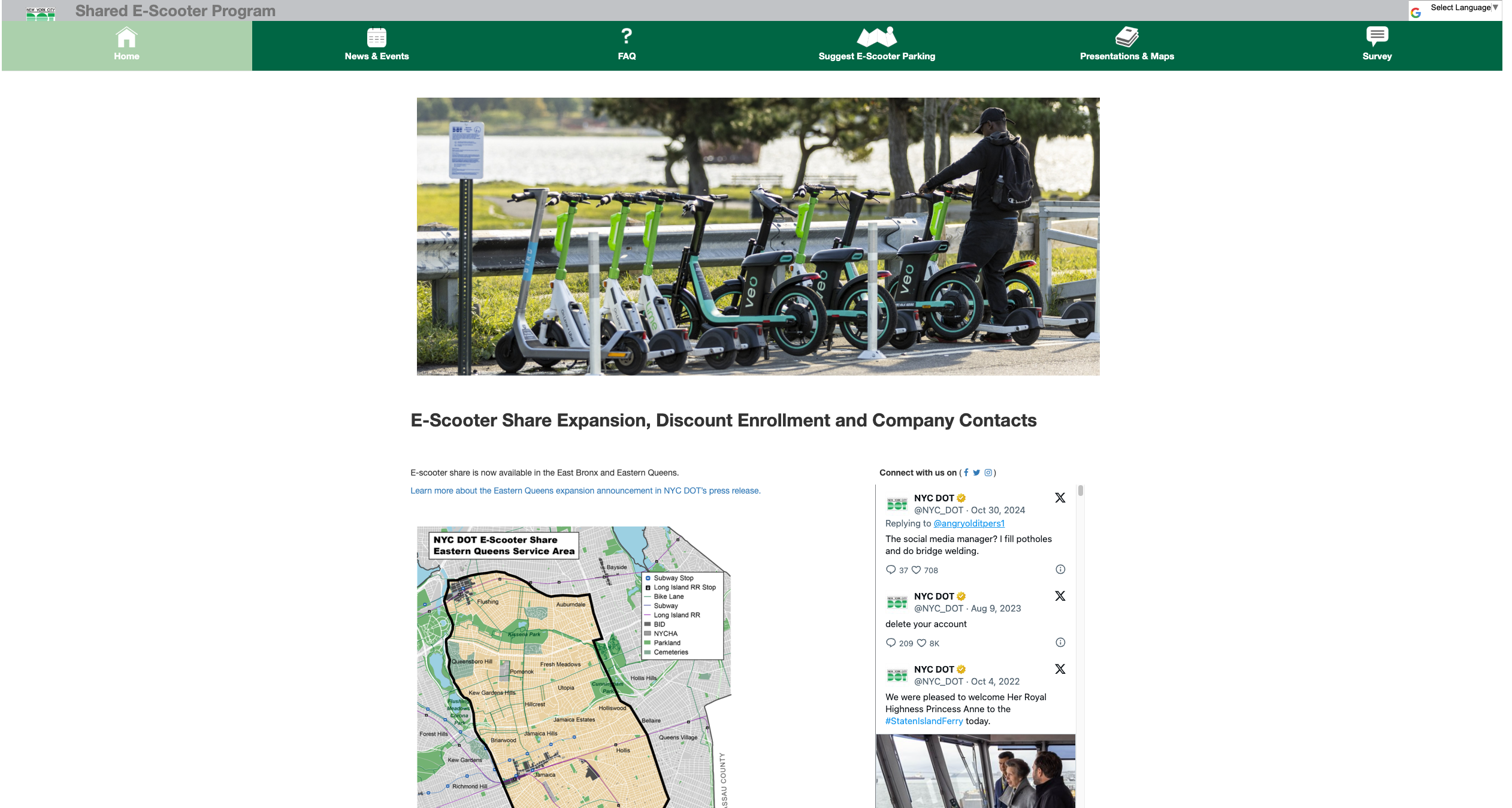NYC DOT ScooterShare