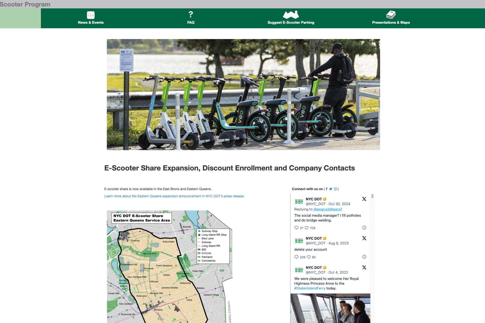 NYC DOT ScooterShare